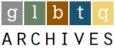 The GLBTQ Archives logo.